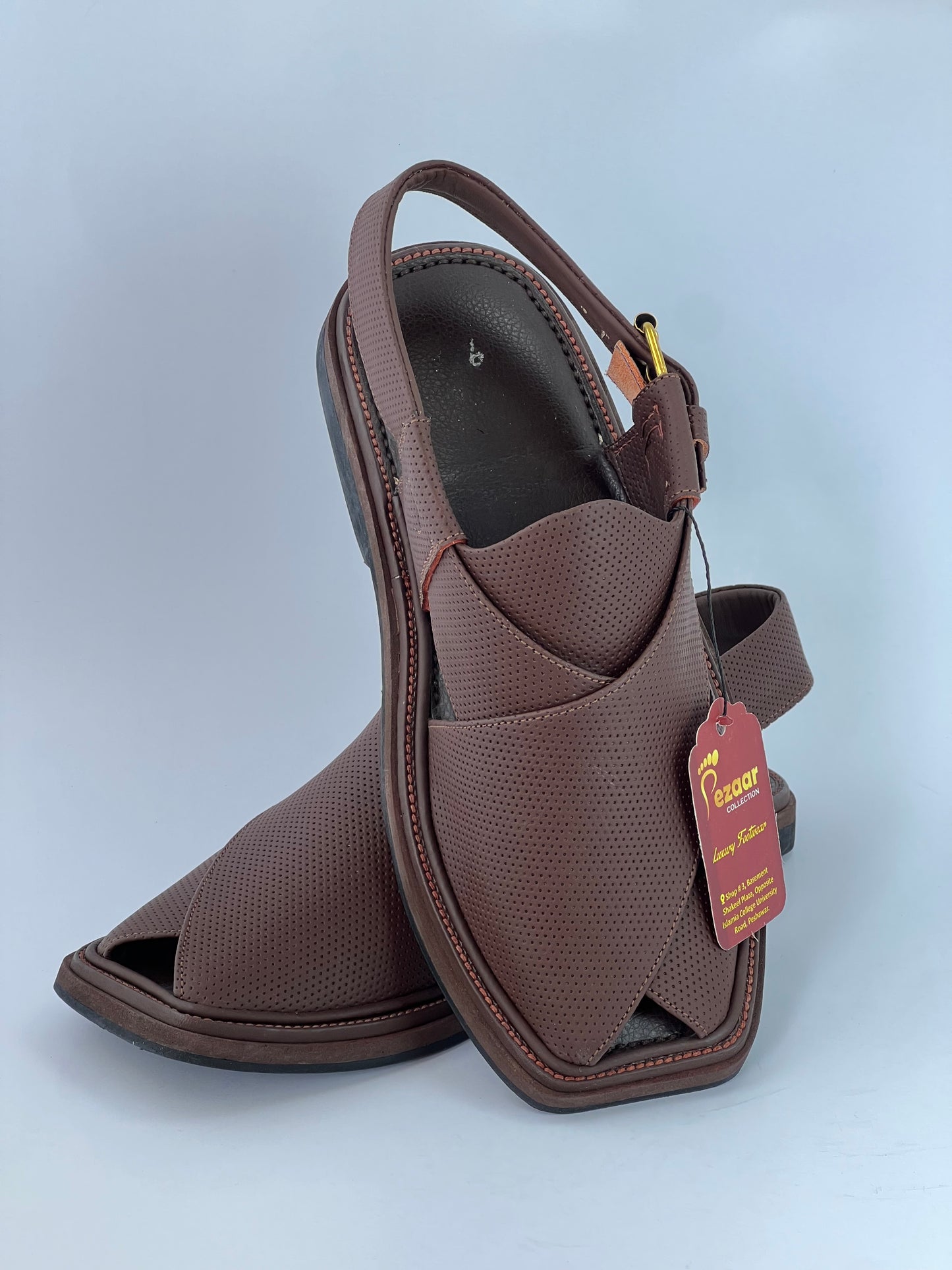 Dotted kaptan Goll medium sole brown