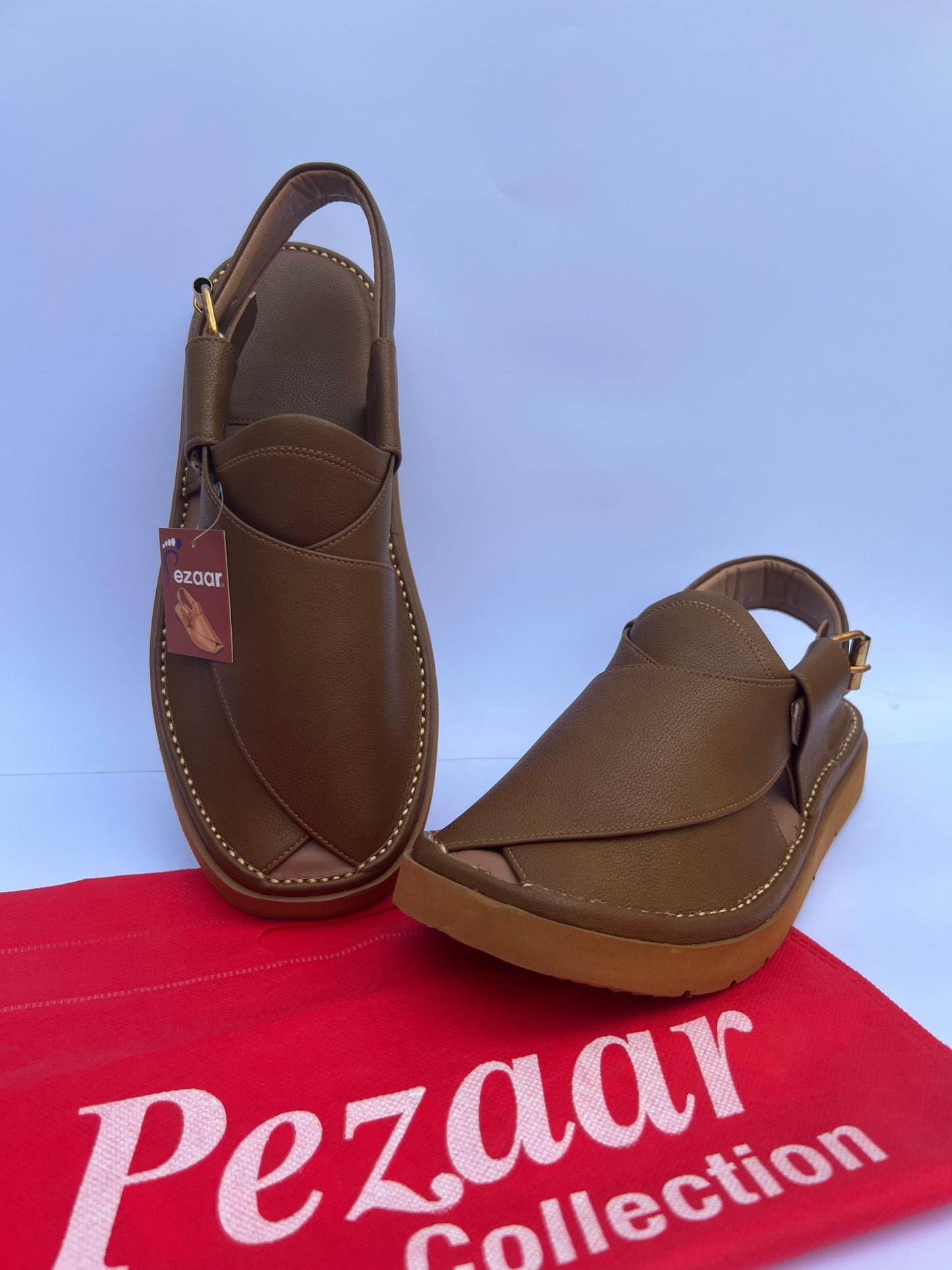 Gogo Round Shape Rust Brown Sketcher Sole (Light Weight)