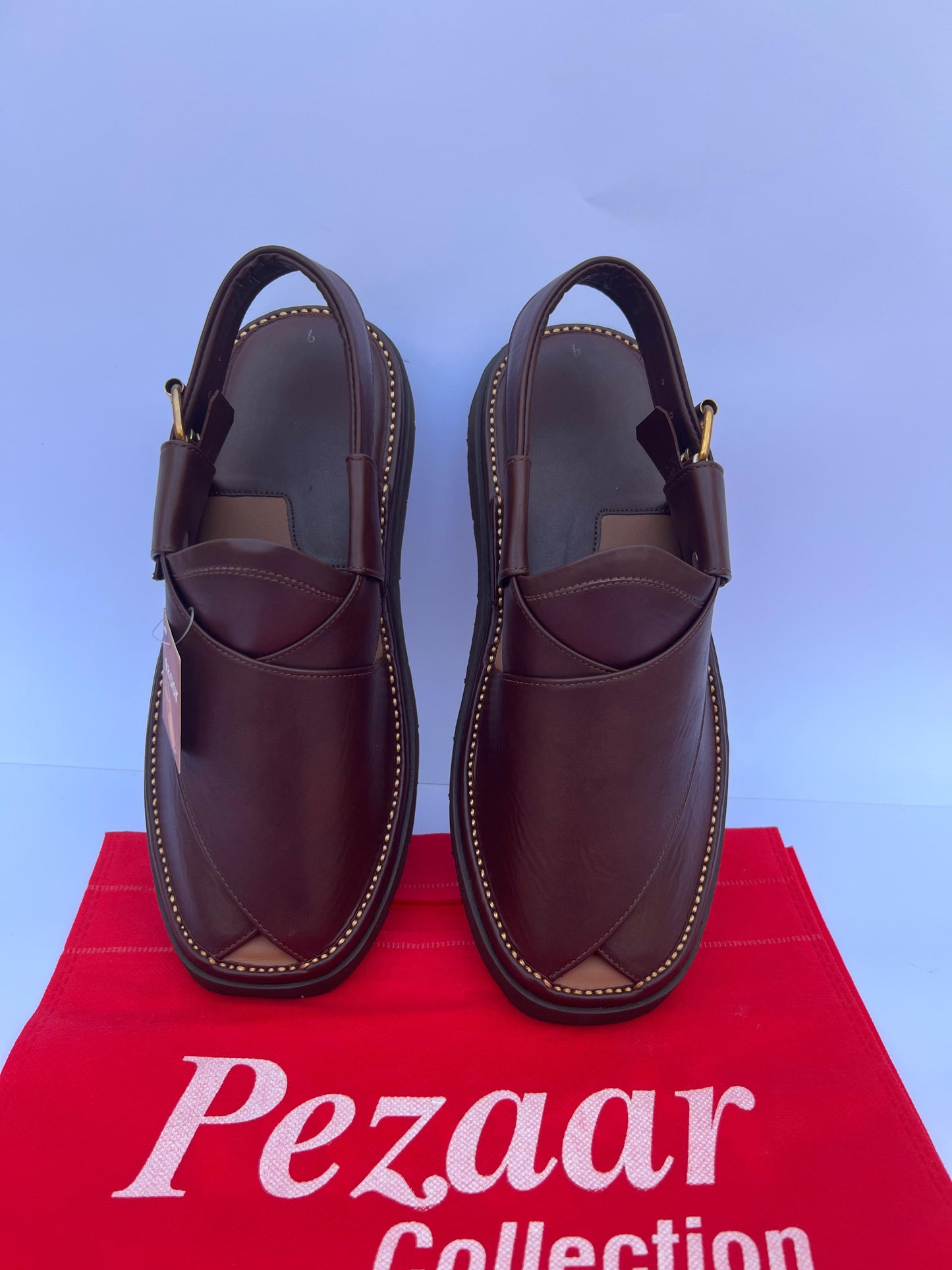 Gogo Round Shape Brown Sketcher Sole