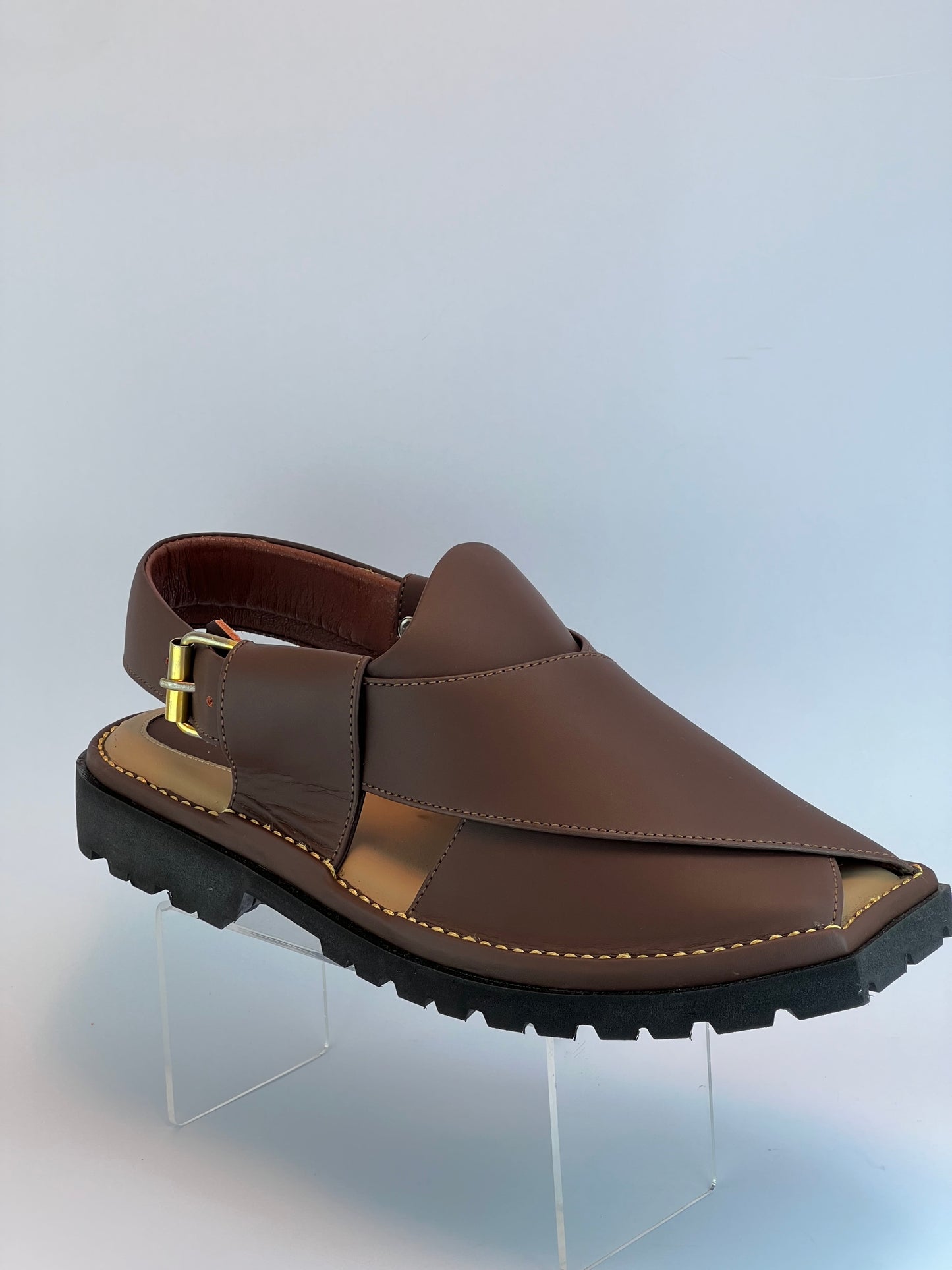 Vibram Chappal T Shape matte Brown (light weight )