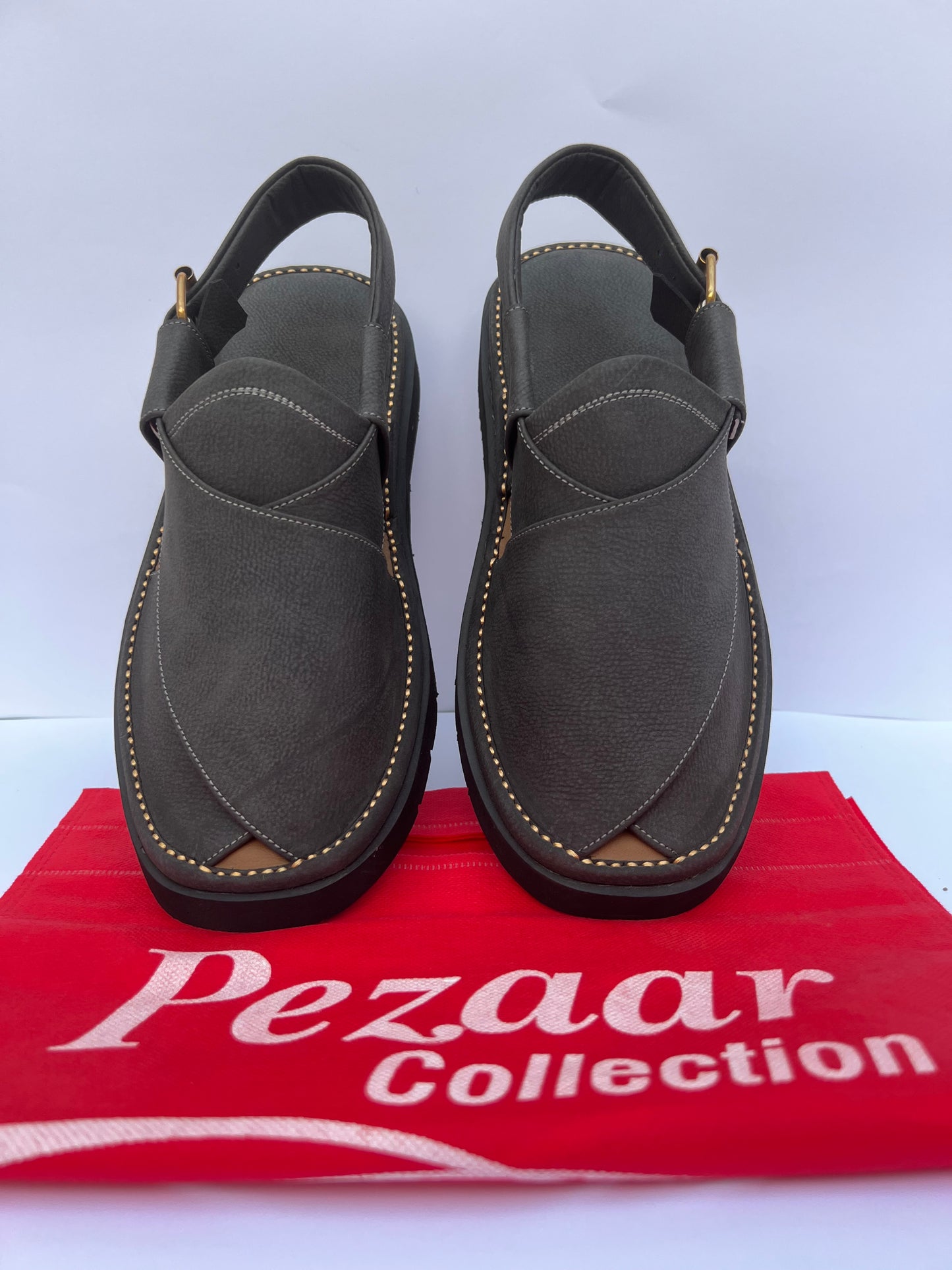 Gogo Round Shape Black Texture Sketcher Sole (Light Weight)