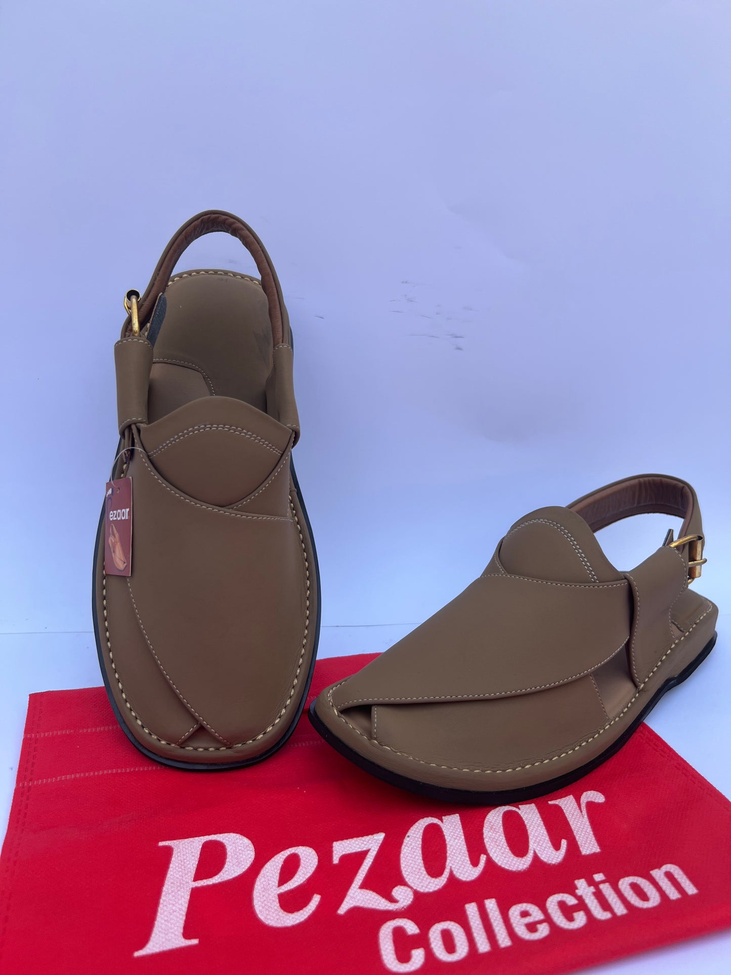 Gogo Round Shape Stone Khaki Light Weight
