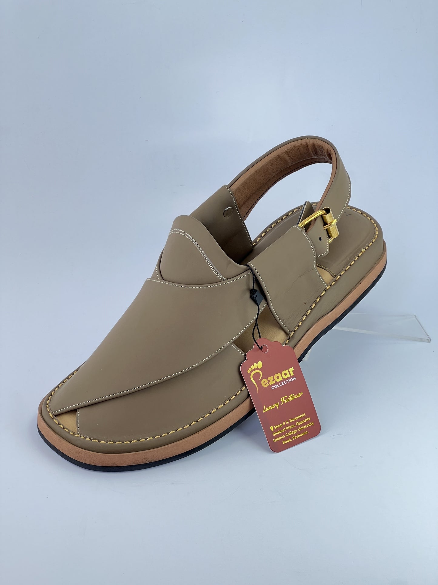 Gogo Original leather elachi color light weight chapal