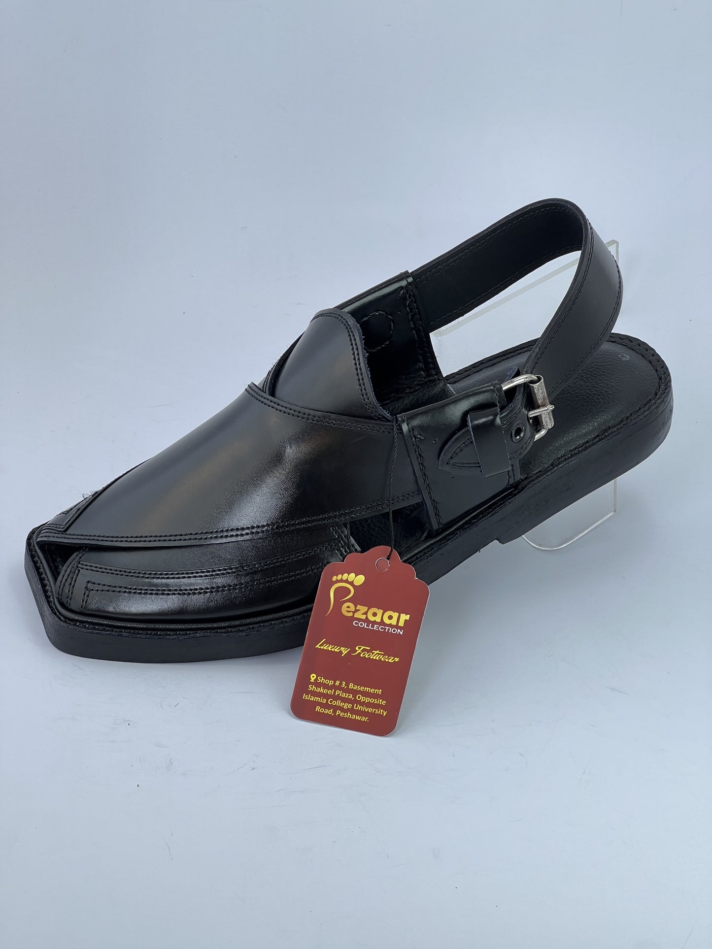 Premium takidary original leather Mediume sole(Black)