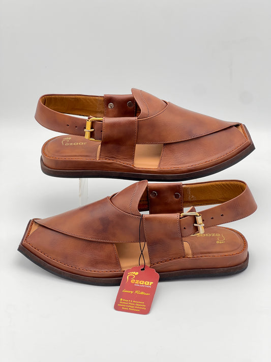 Half Kaptan T shape (Cognac Brown)