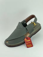 Gogo Premium peshawari chapal(Greenish leather)