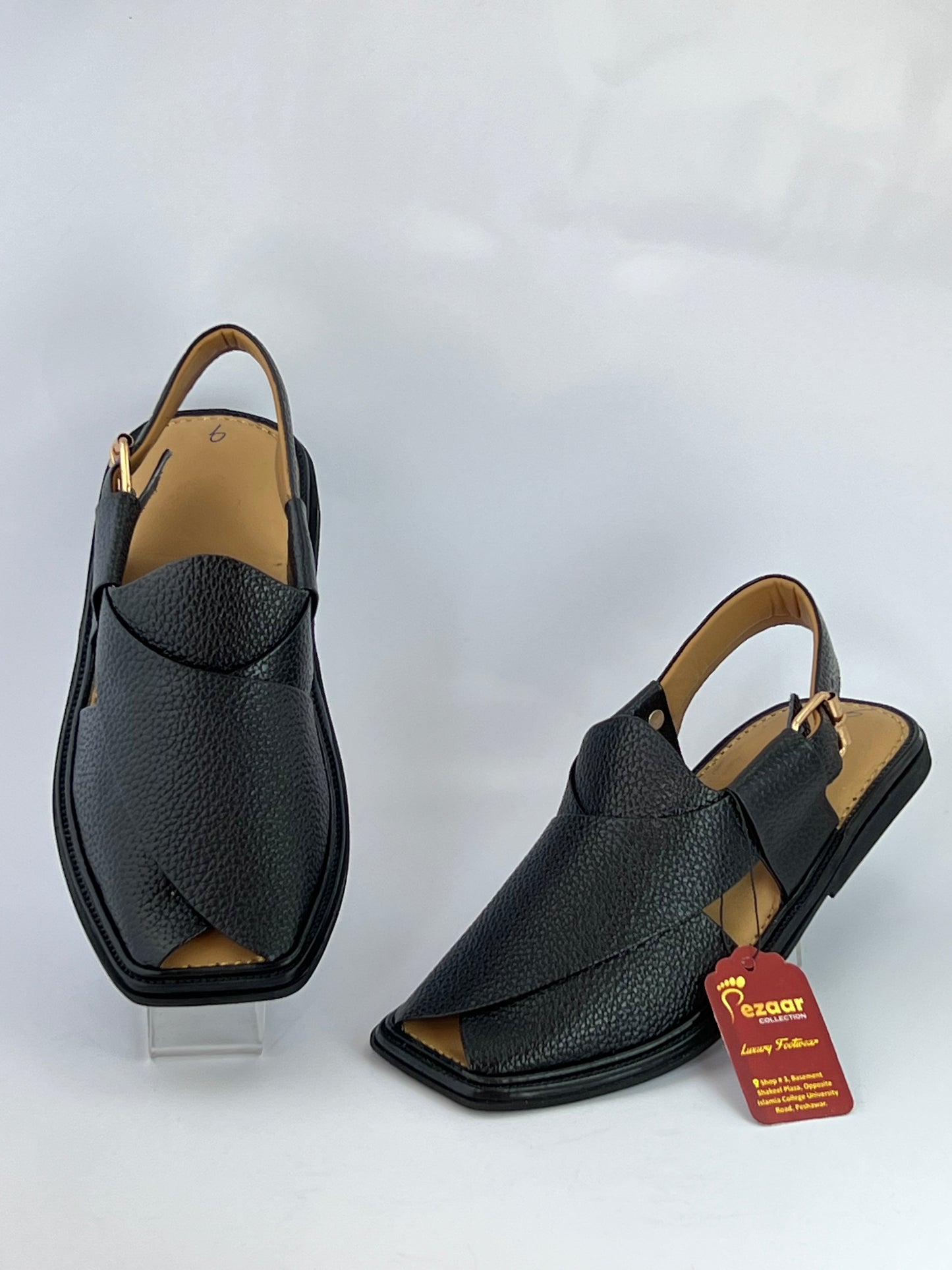 Smart Zalmi Chapal Soft padded(Danidar Black)