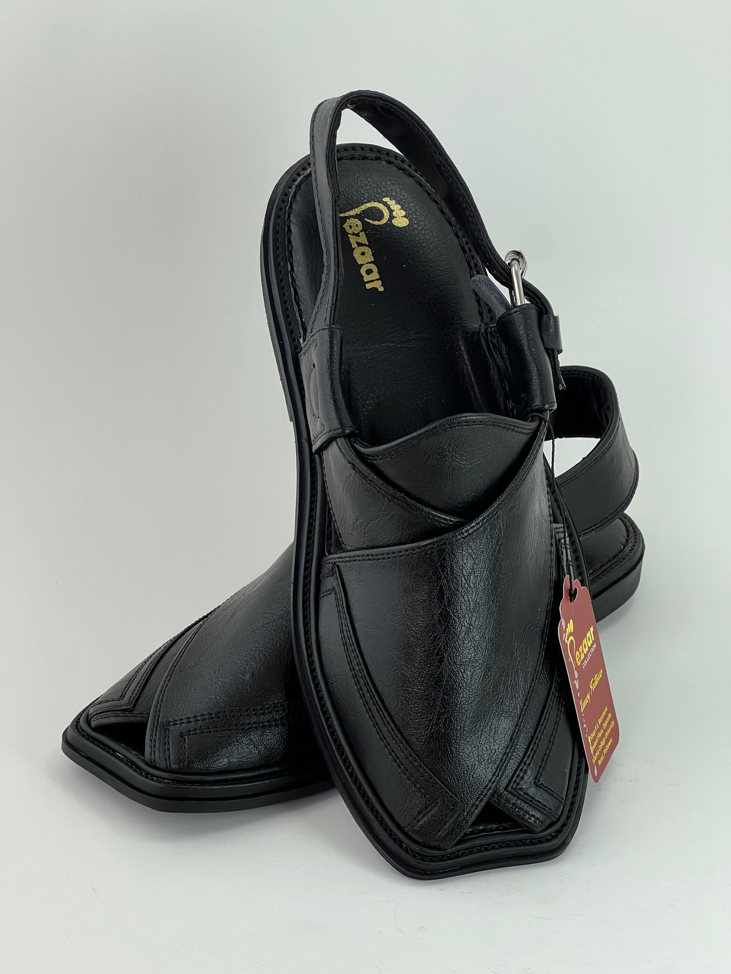 Classic Peshawari Chapal – Soft Leather Comfort Sole