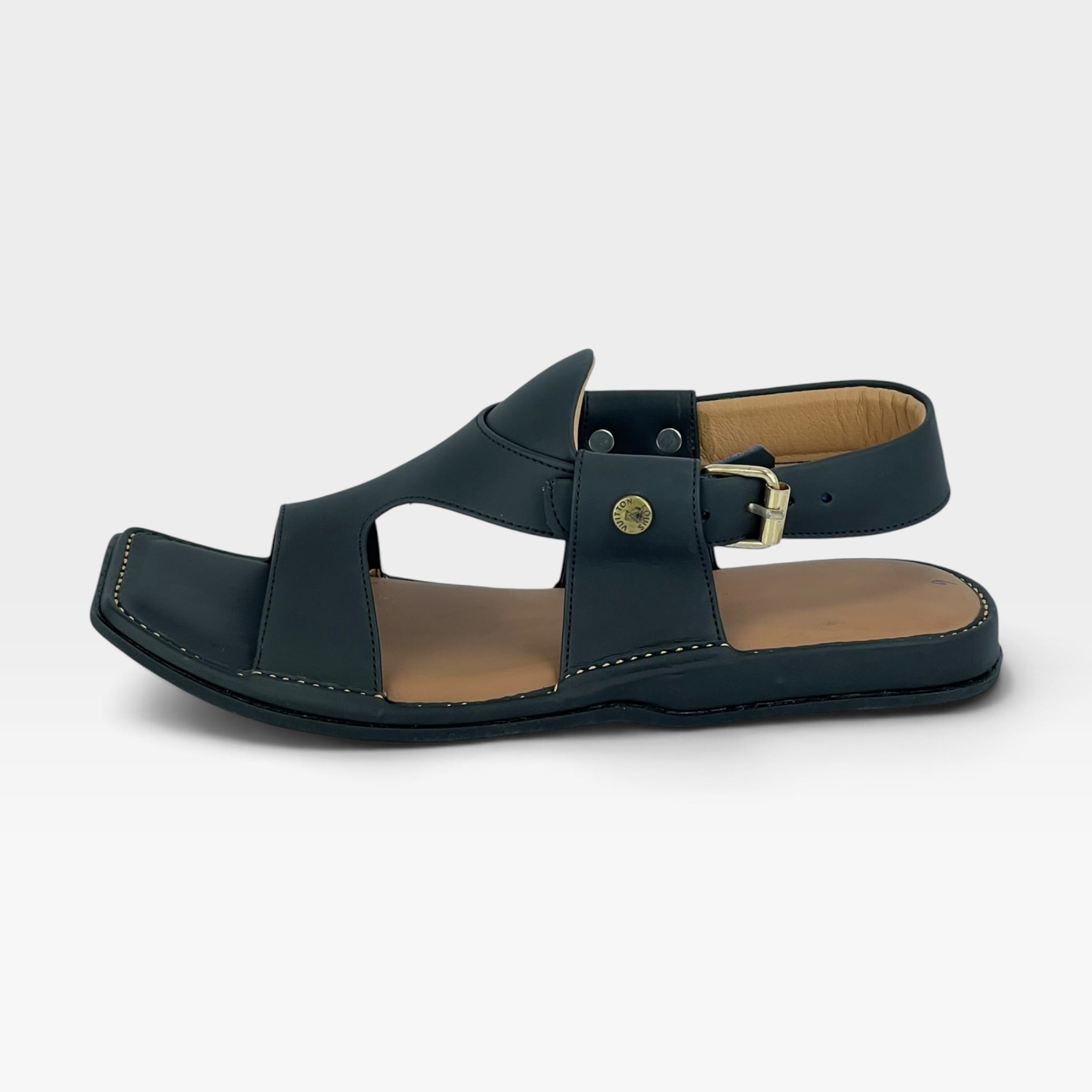 Panjedar Chappal (Matte Black)