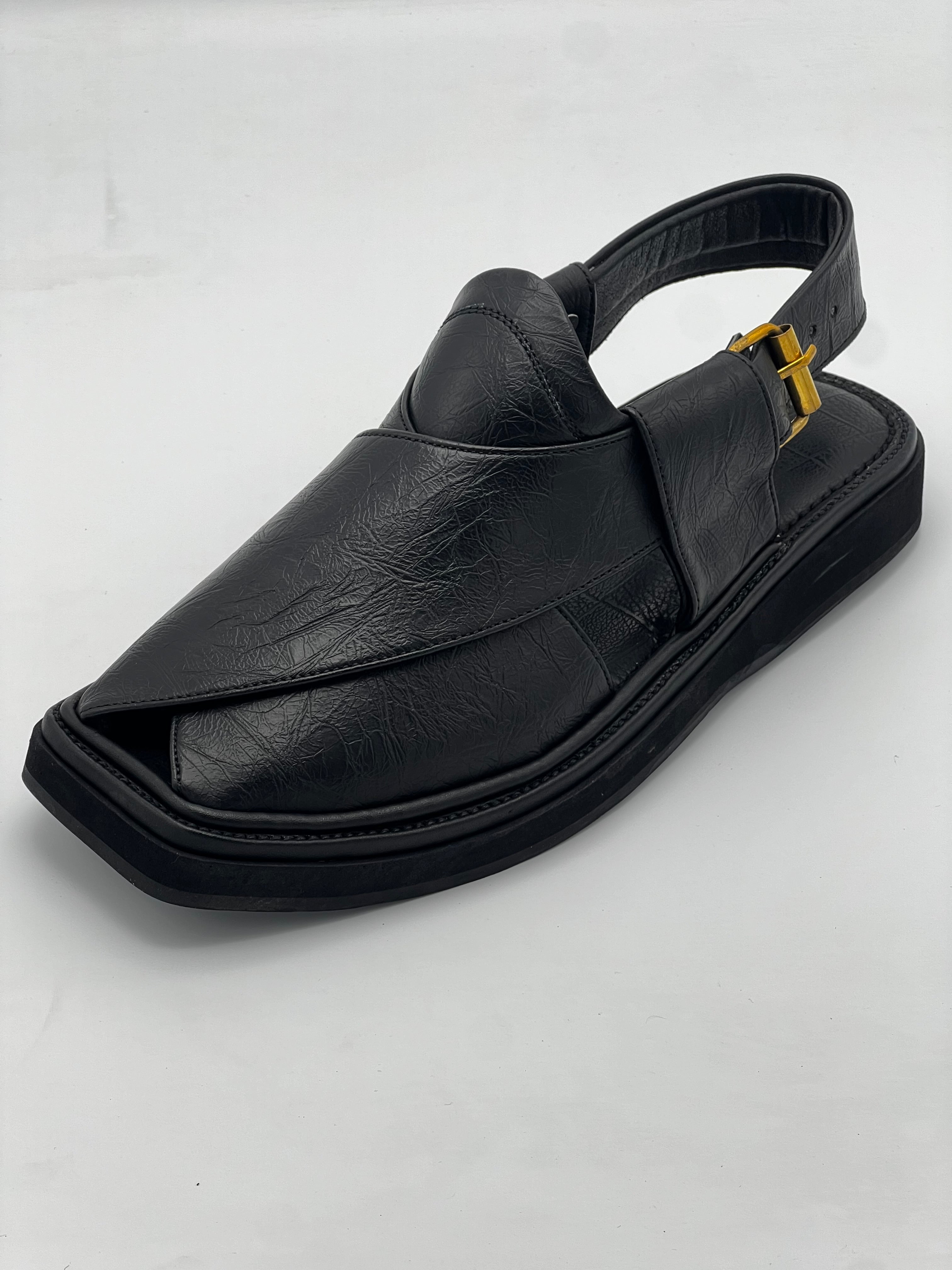 Half kaptan Premium original leather (Black cut piece)