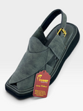 Half kaptan Special Original leather peshawari chapal (light weight gray)
