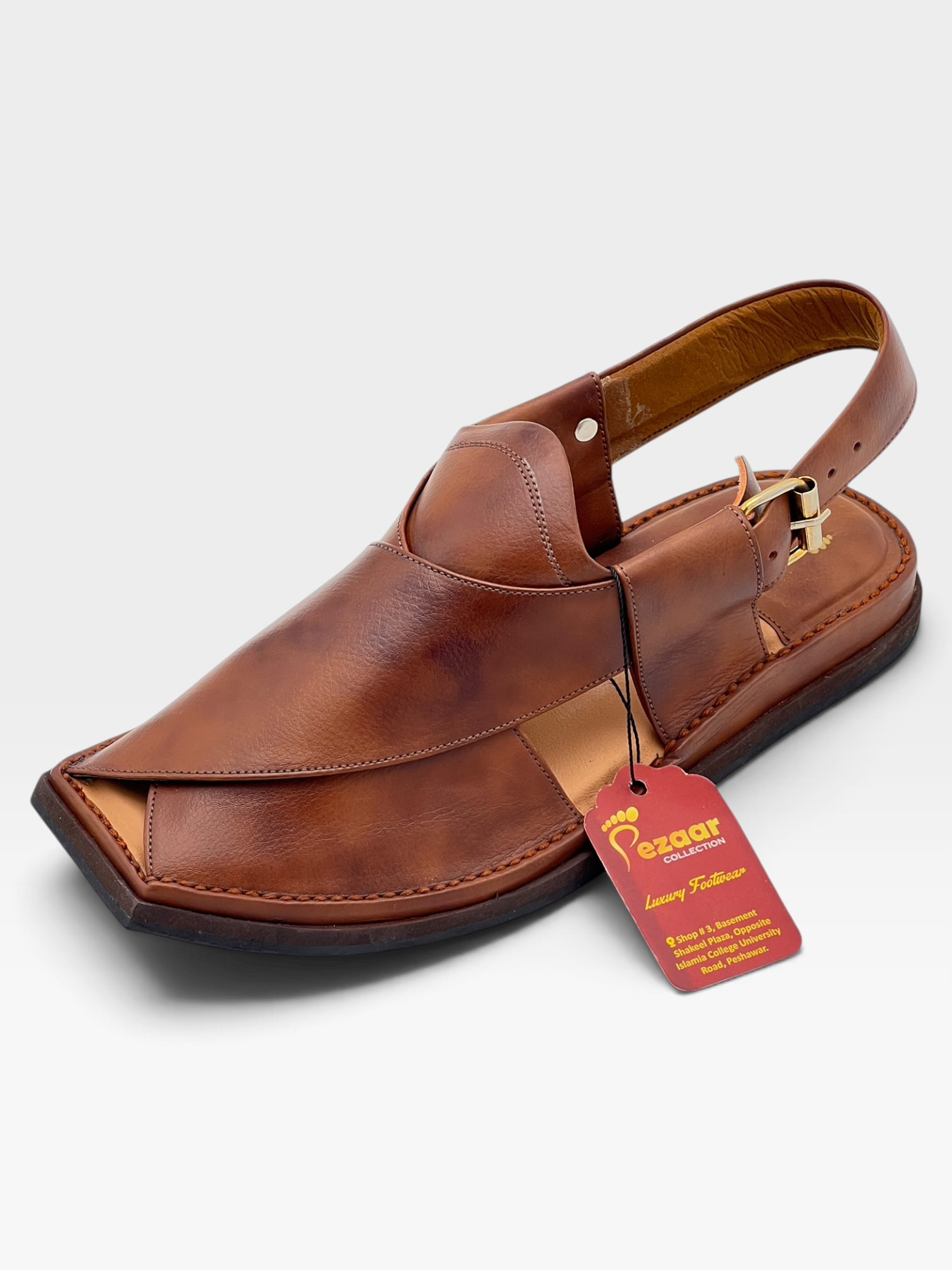 Half Kaptan T shape (Cognac Brown)