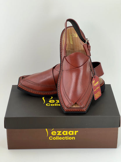 Goll T Vibram sole Mehrun T shape Peshawri Chappal(light weight)