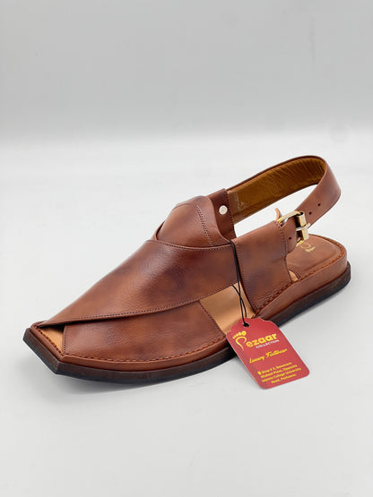 Half Kaptan T shape (Cognac Brown)