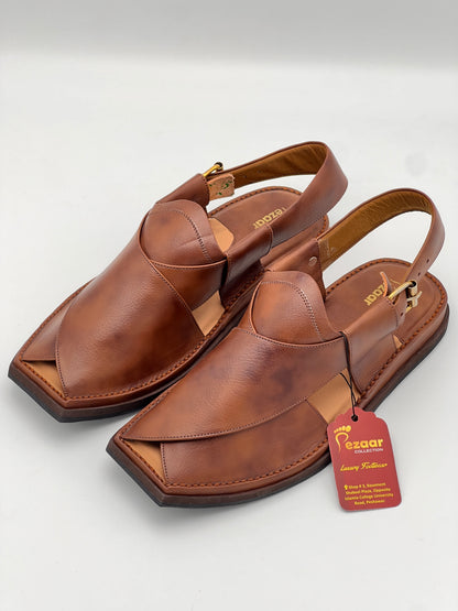 Half Kaptan T shape (Cognac Brown)