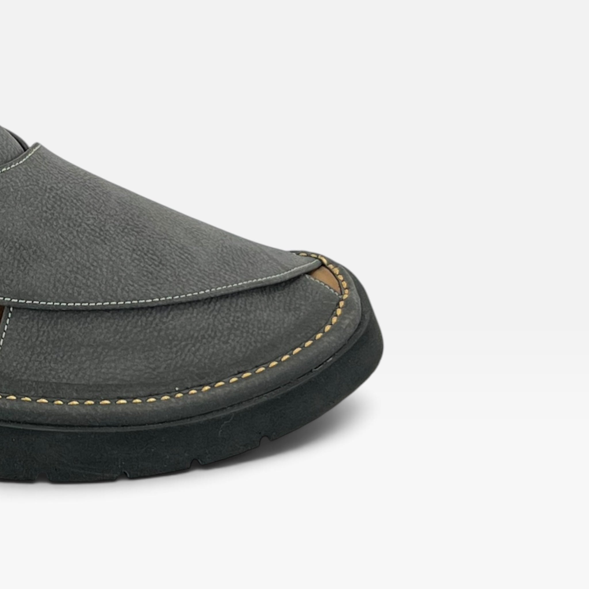 Gogo Round Shape Black Texture Sketcher Sole