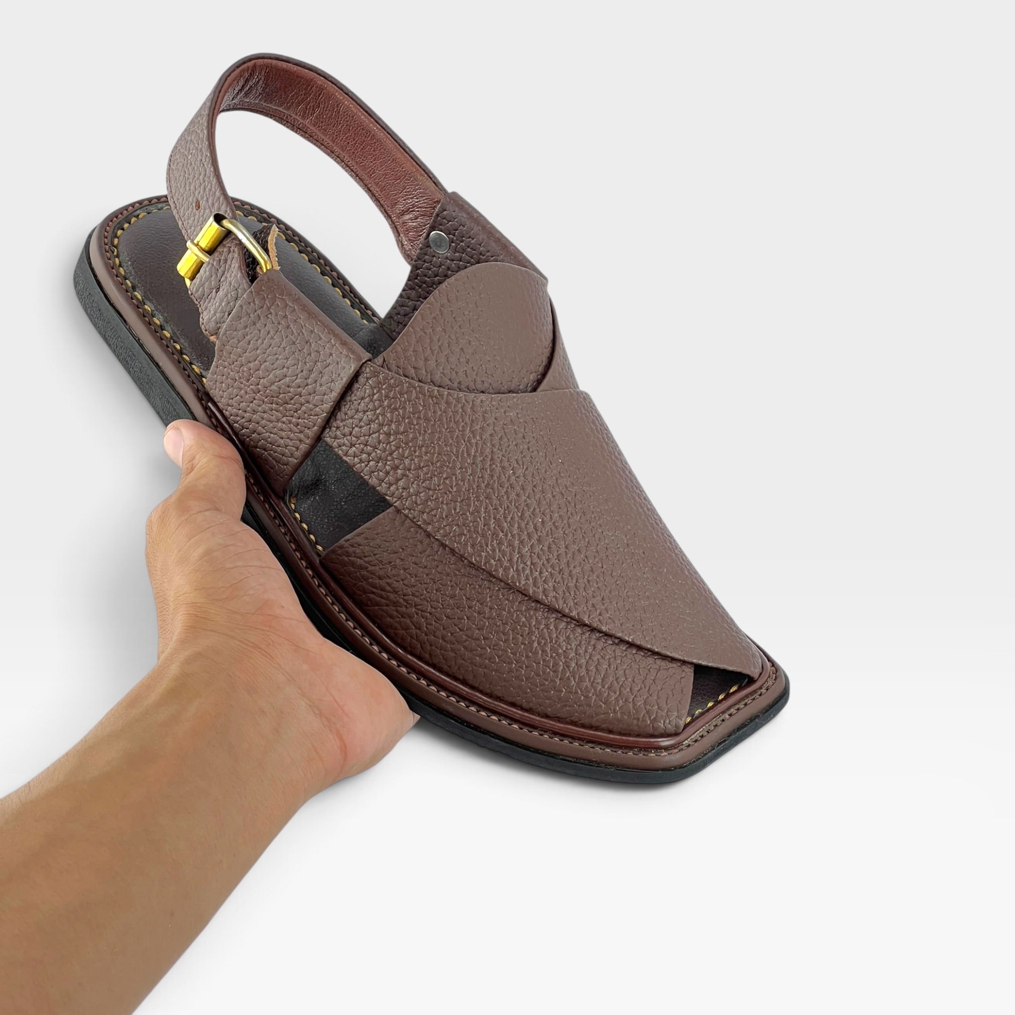 Smart Zalmi Chapal Soft padded(Danidar Brown)