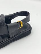 Half kaptan Premium original leather (Black cut piece) (Copy)