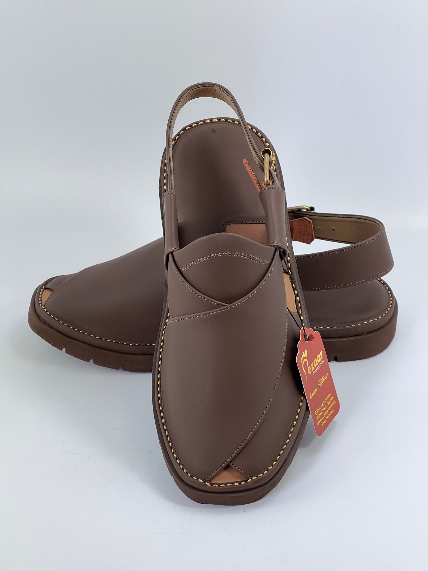 Gogo Round Shape Brown Sketcher Sole (Light Weight)