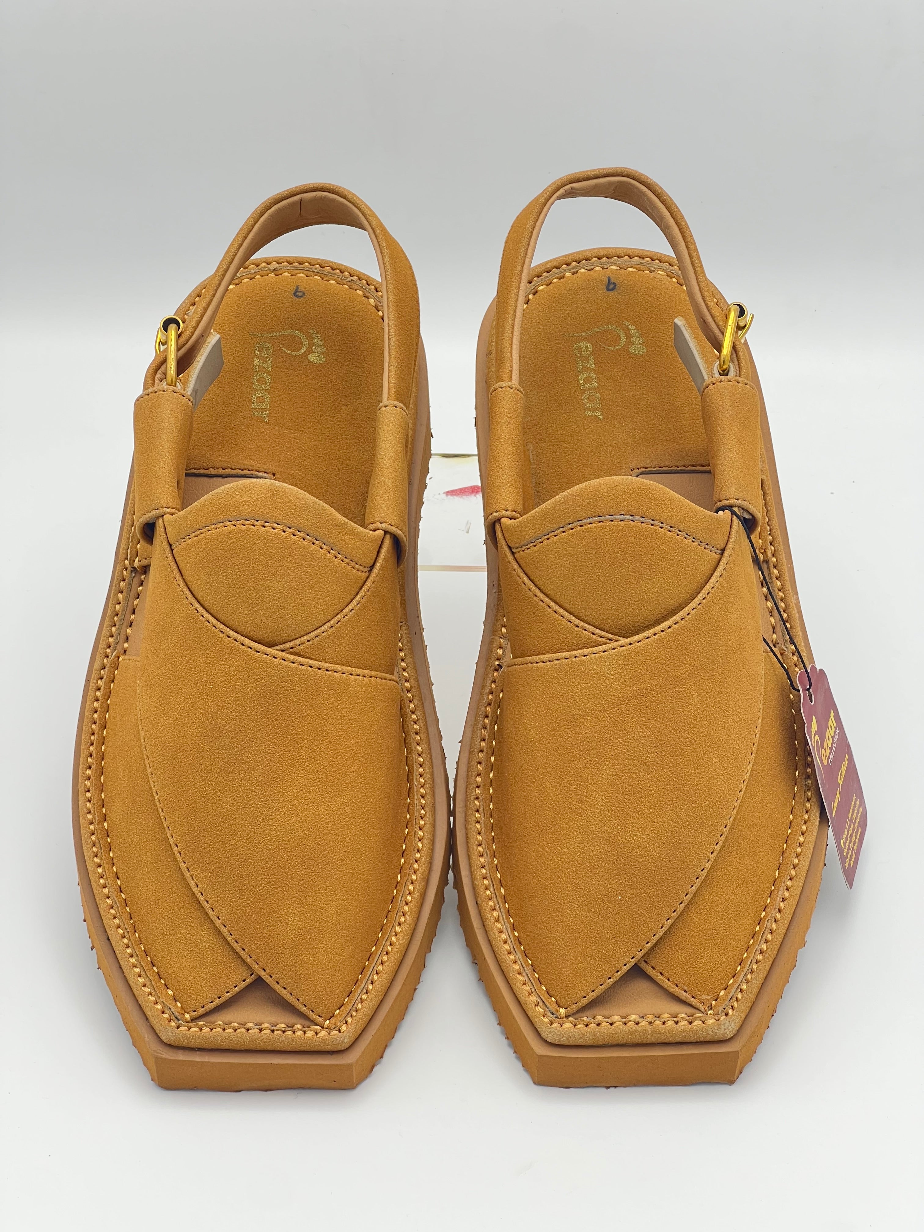 Light weight kaptan sued leather (Golden)