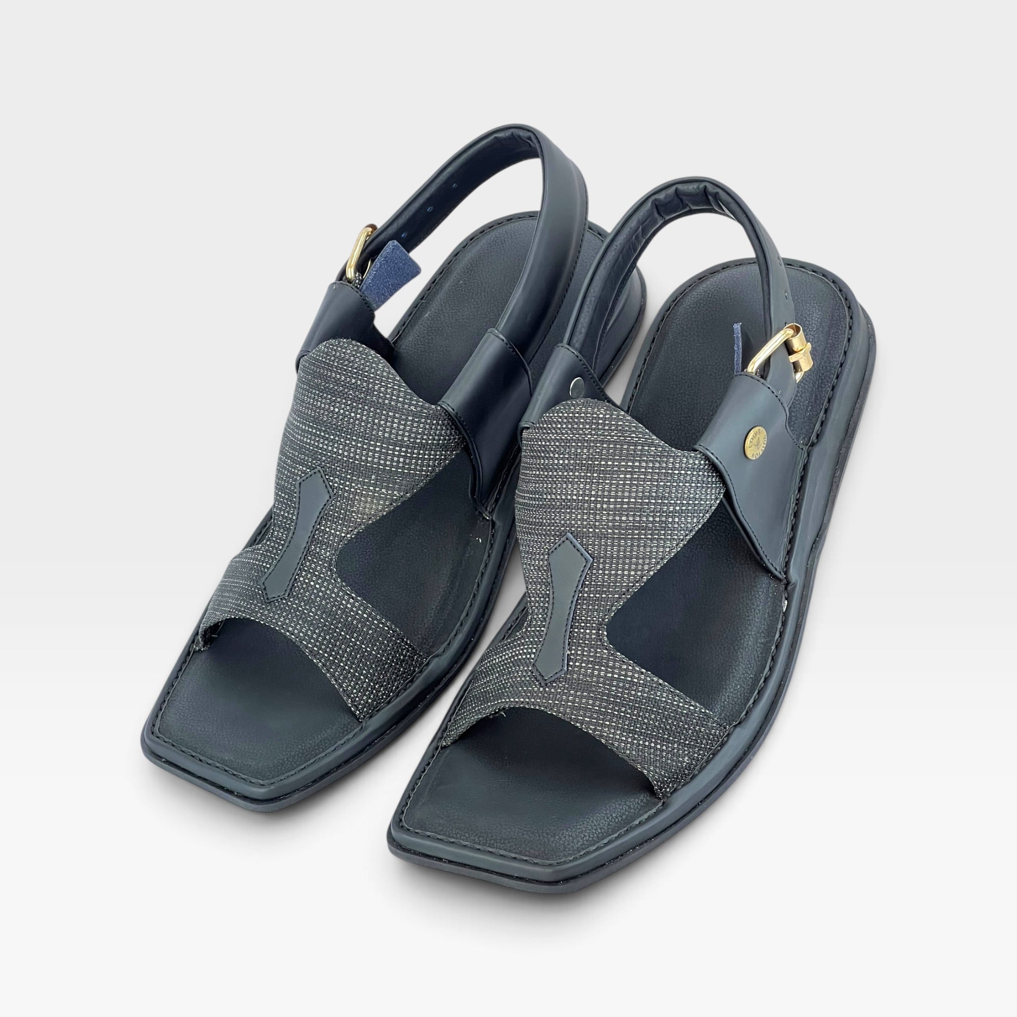 Panjedar Chappal (Fabric Black)