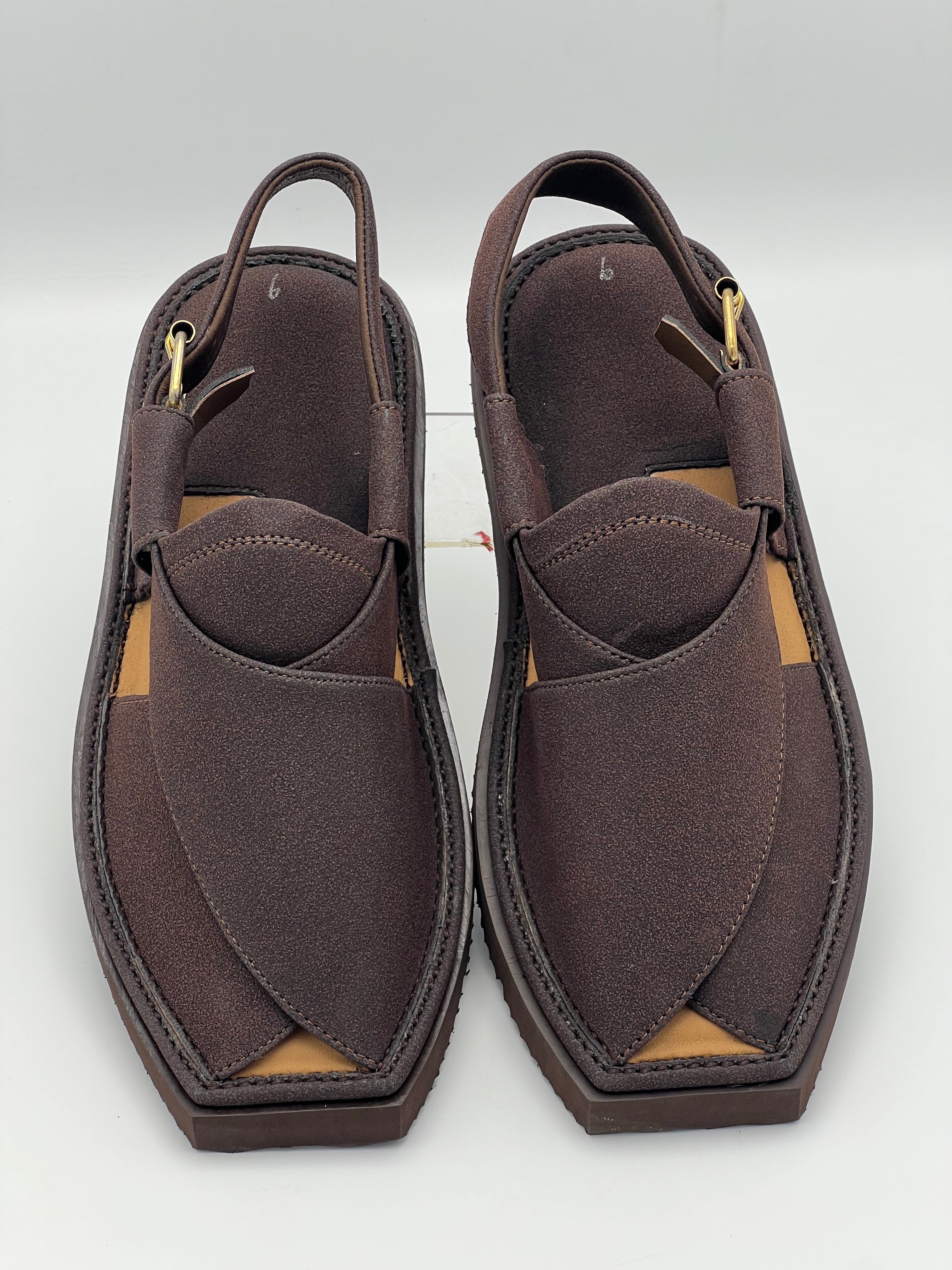 Light weight kaptan sued leather (Brown)