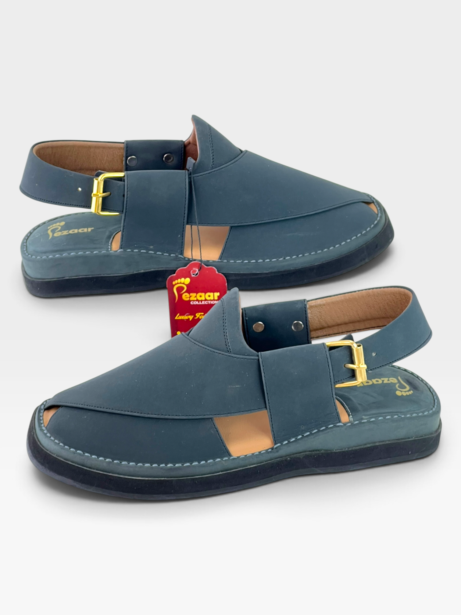 Gogo Premium peshawari chapal(Blue)