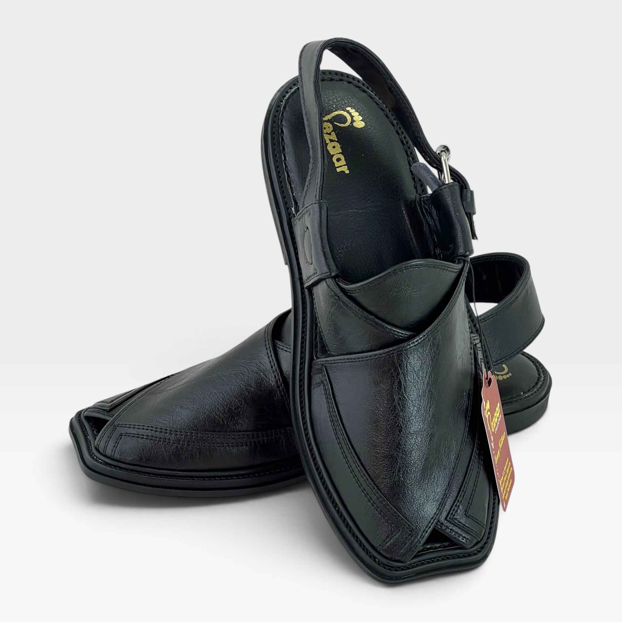 Classic Peshawari Chapal – Soft Leather Comfort Sole