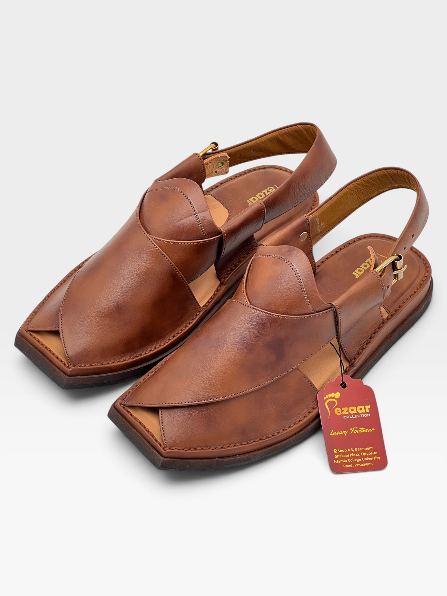 Half Kaptan T shape (Cognac Brown)