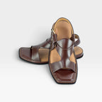 Panjedar Chappal Chocolate Brown
