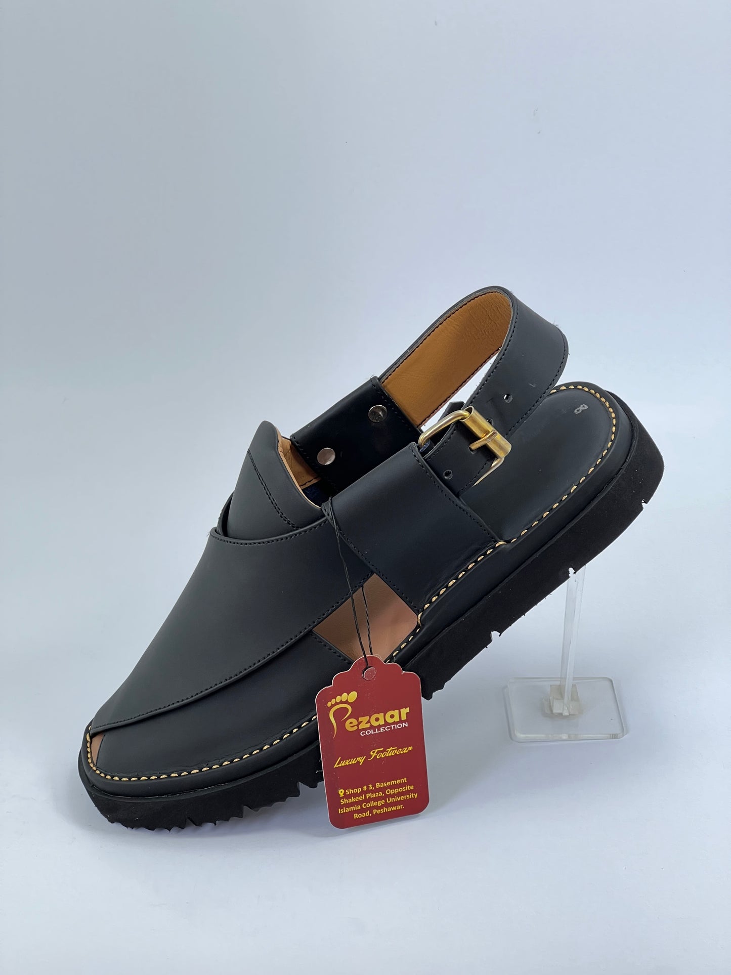 Gogo Round Shape Black Texture Sketcher Sole (Light Weight)