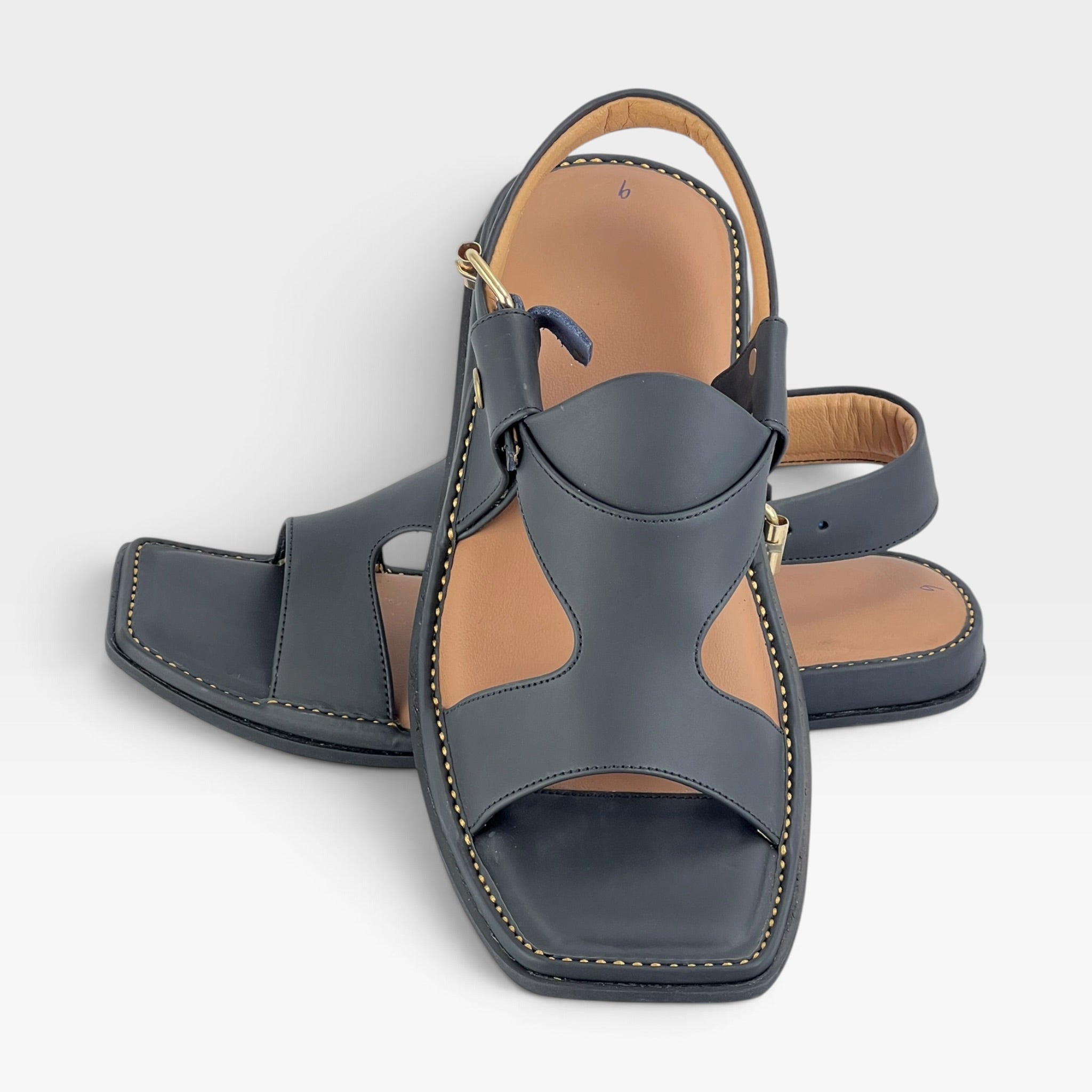 Panjedar Chappal (Matte Black)