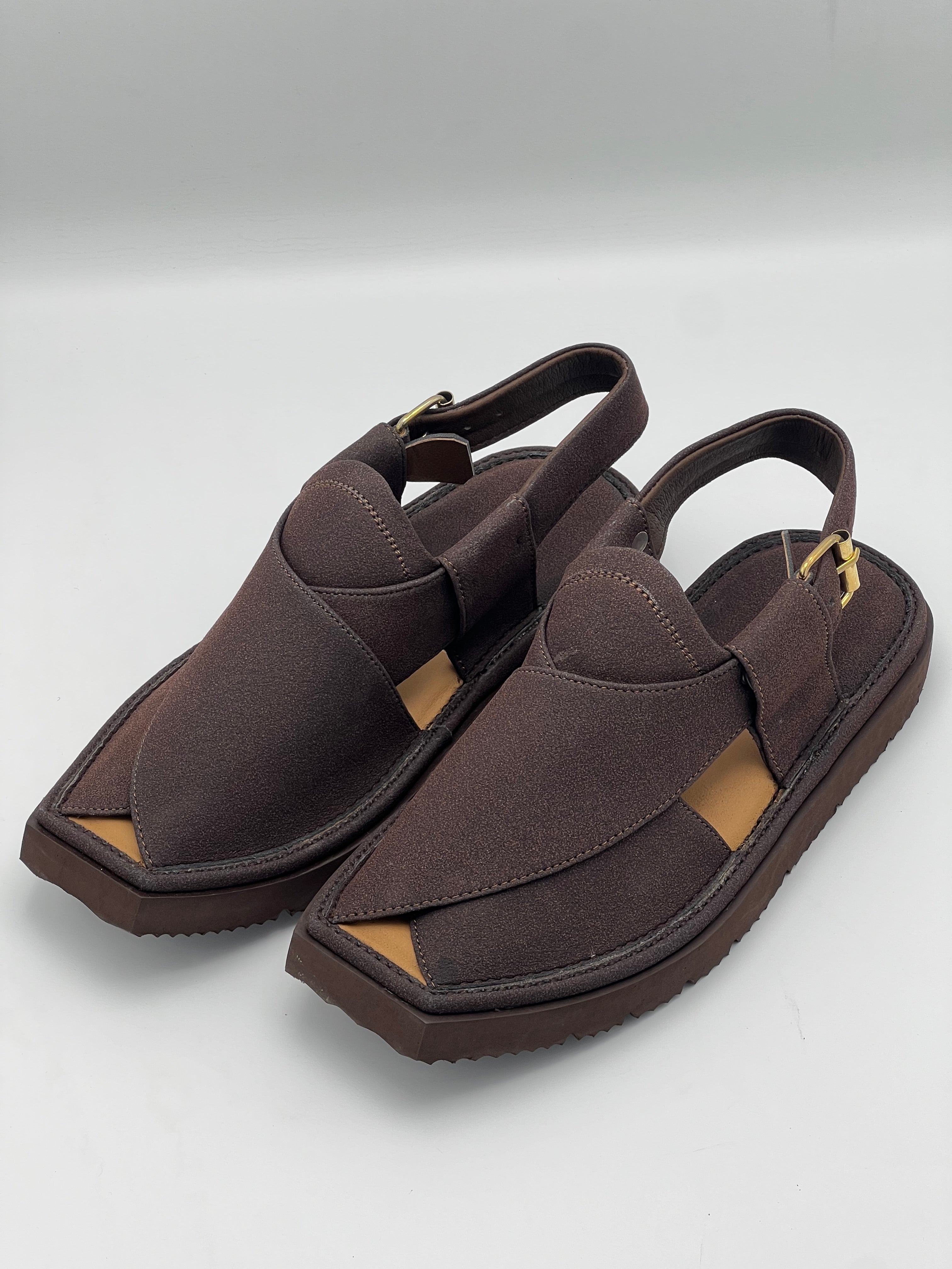 Light weight kaptan sued leather (Brown)