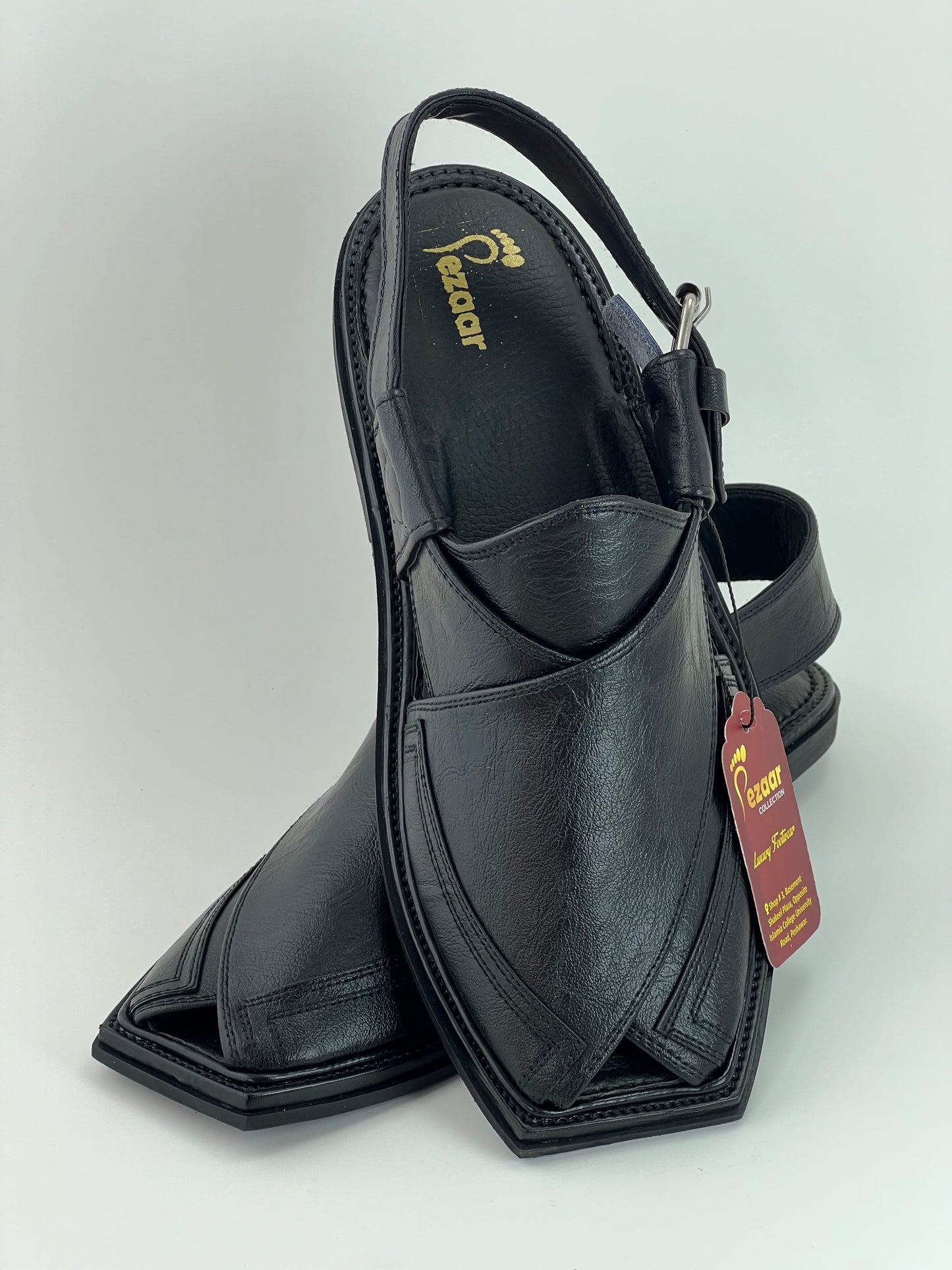 Classic Peshawari Chapa cut shape – Soft Leather Comfort Sole