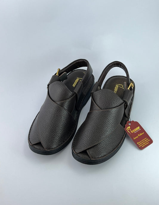 Mens peshawari chapal  Brown danedar-comfortable and Medicated
