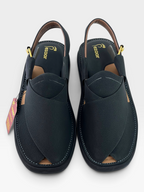 Gogo Premium peshawari chapal(Full Black)