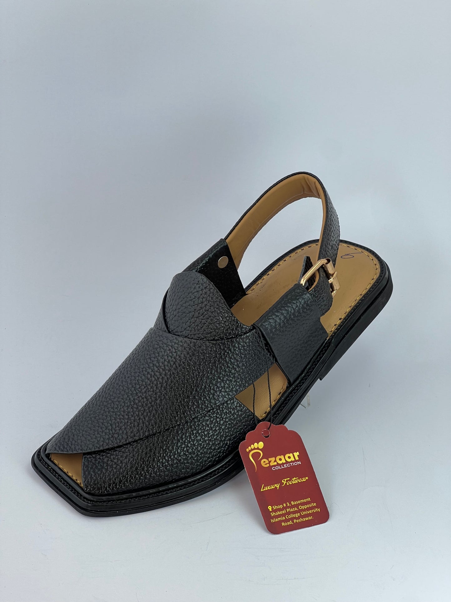 Smart Zalmi Chapal Soft padded(Danidar Black)
