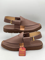 Gogo Round Shape Brown Sketcher Sole (Light Weight)