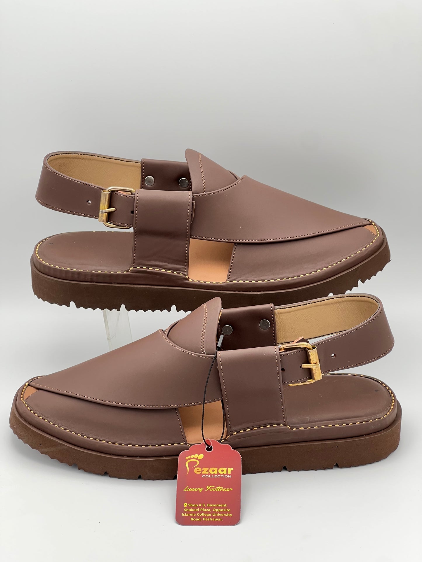 Gogo Round Shape Brown Sketcher Sole (Light Weight)