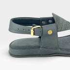 Panjedar Chappal (Fabric Black)