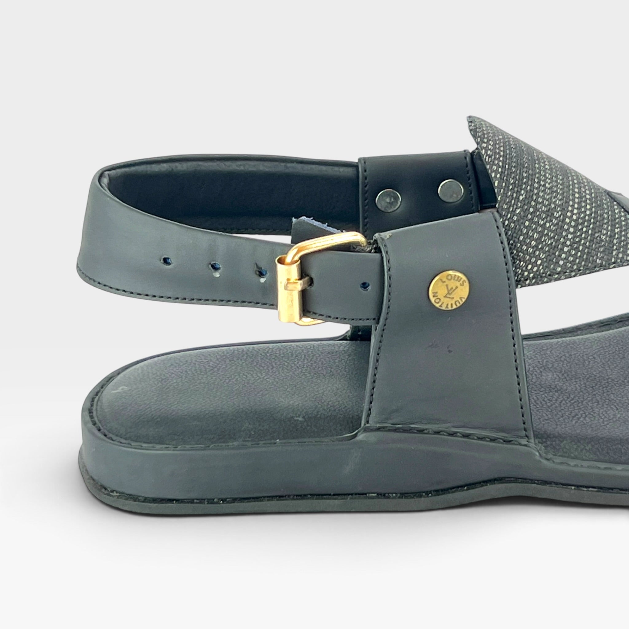 Panjedar Chappal (Fabric Black)