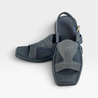 Panjedar Chappal (Fabric Black)