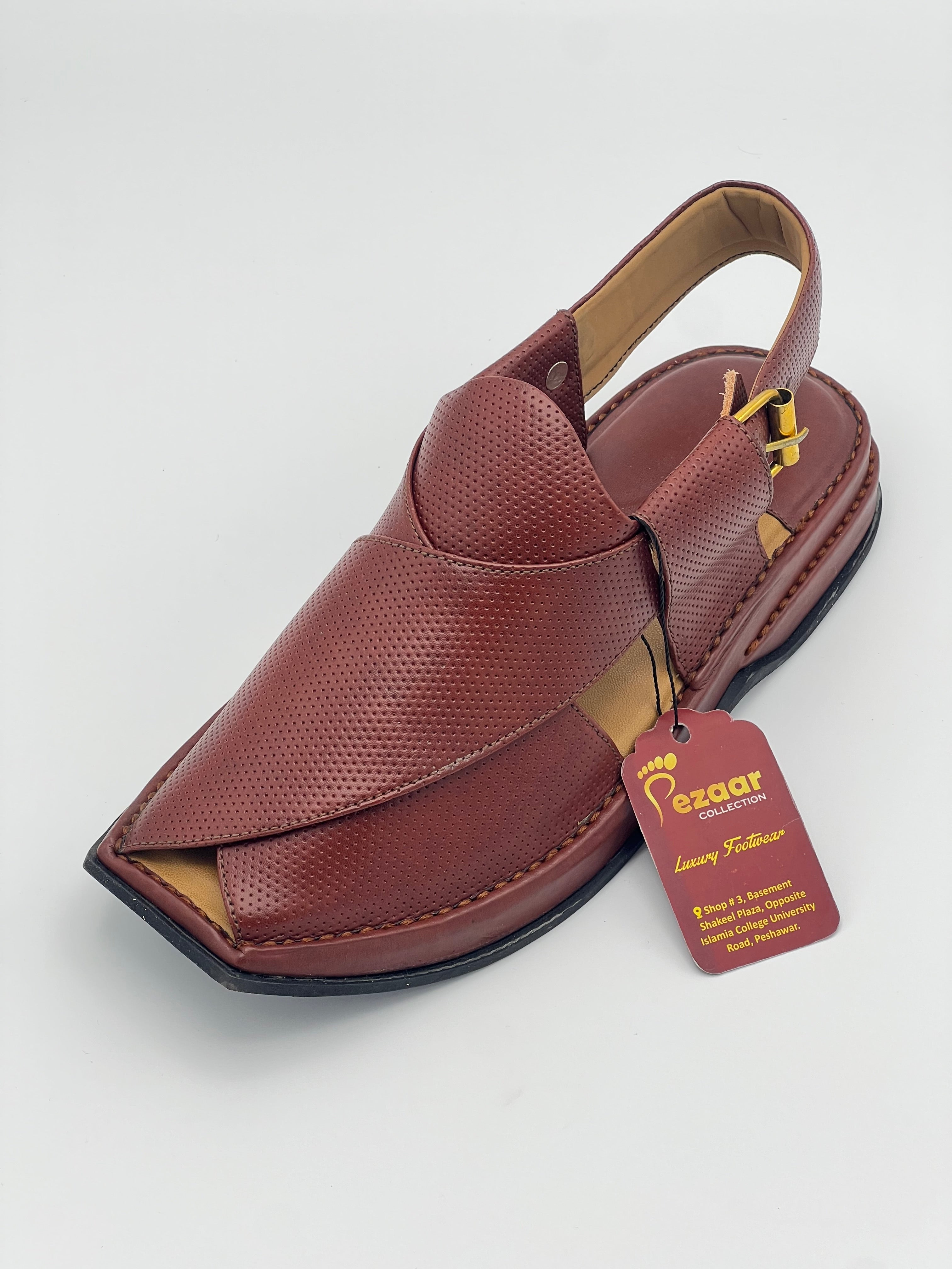 T shape classic dotted peshawari chapal (muster)