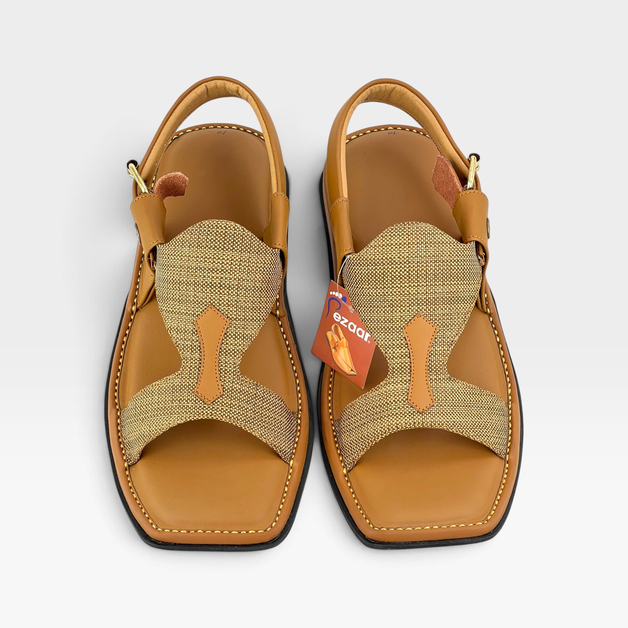 Panjedar Chappal (Fabric Beige)