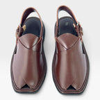 Handmade Goll T Charsadah chapal (Brown)