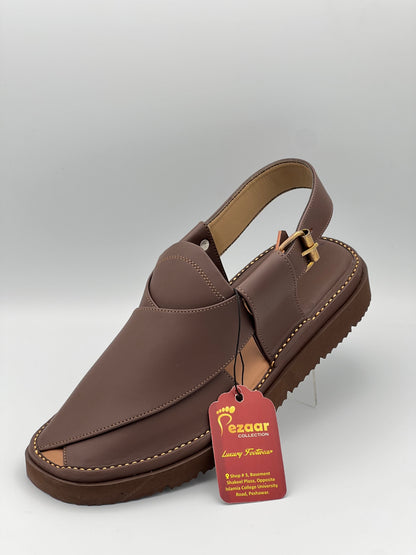 Gogo Round Shape Brown Sketcher Sole (Light Weight)