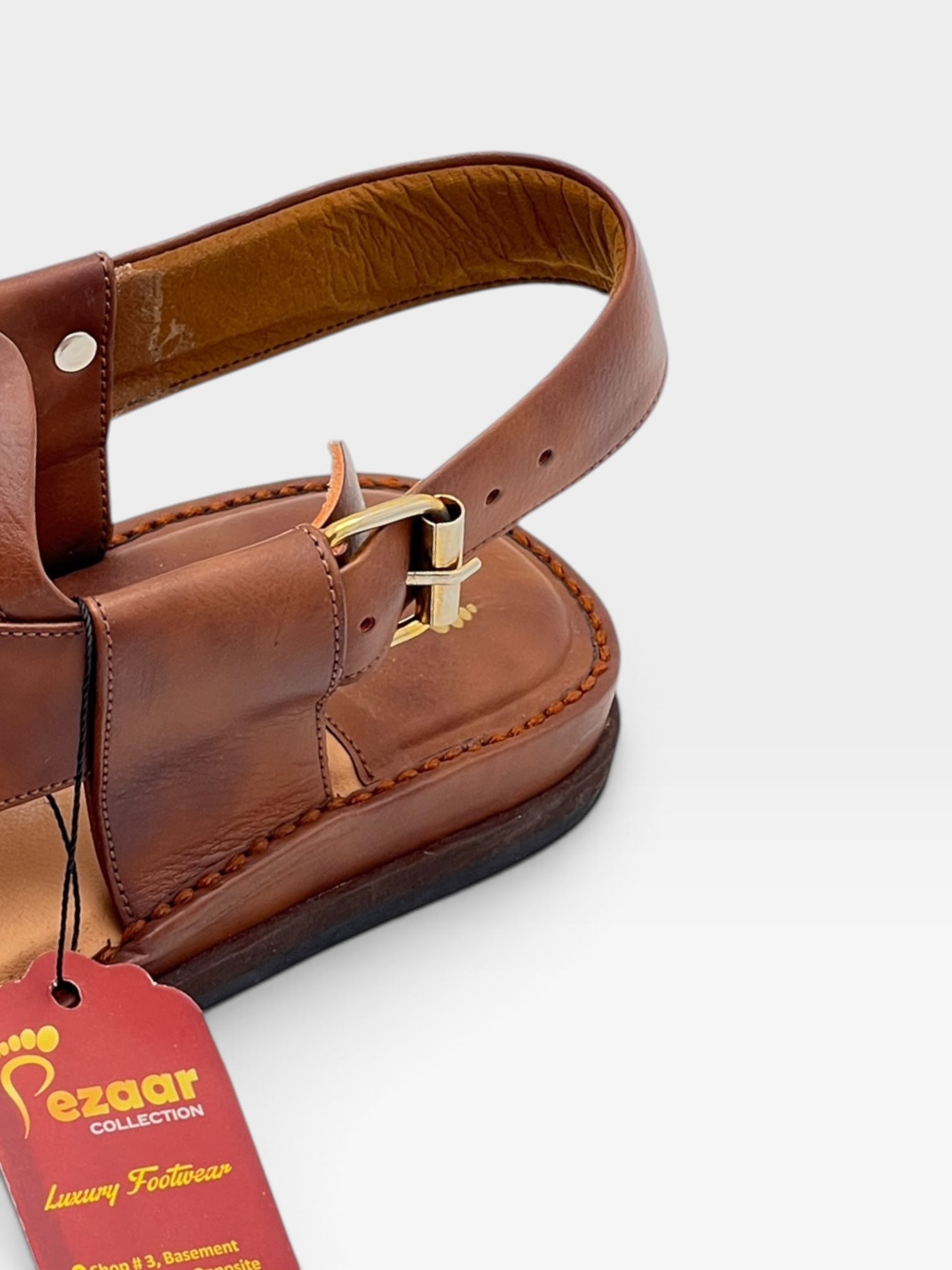 Half Kaptan T shape (Cognac Brown)