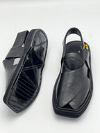 Half kaptan Premium original leather (Black cut piece) (Copy)