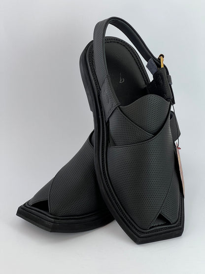 Dotted kaptan medium sole black