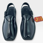 Handmade Goll T Charsadah chapal (Black)